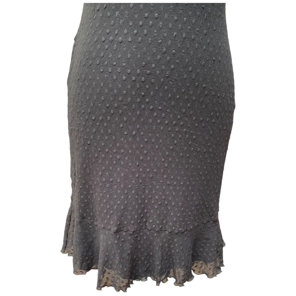 Whimsigoth Betsey Johnson Y2K Swiss Dot Slip Dress Pink Flowers NWT M - Picture 10 of 11